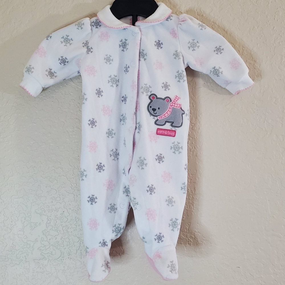 Carter's Winter Footies PJ Size 0-3m